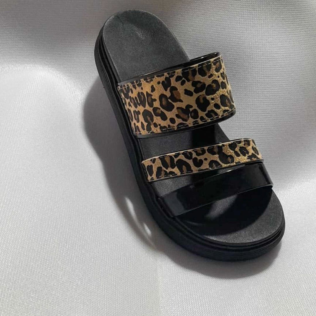 Feli Luxe - Sandalias Animal Print con Estilo