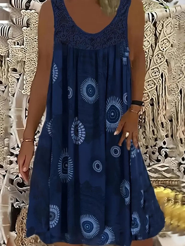 VANESSA - VESTIDO TALLE PLUS ESTILO BOHEMIO